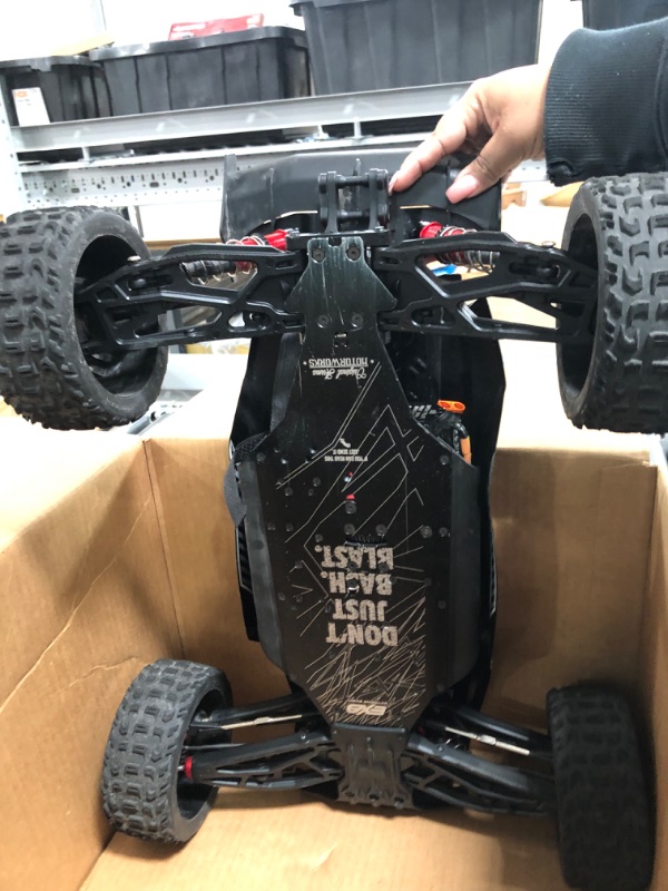 Photo 3 of ARRMA RC Truck 1/8 Talion 6S BLX 4WD Extreme Bash Speed Truggy RTR (Battery and Charger Not Included), Black, ARA8707