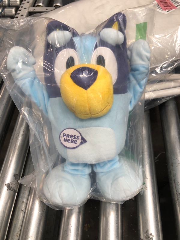 Photo 2 of Bluey Dance and Play 14" Animated Plush | Over 55 Phrases and Songs, Multicolor