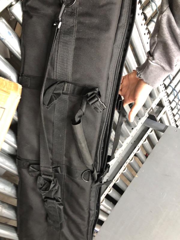 Photo 1 of  Double Long Rifle Gun Case Bag Soft Padded Tactical Pistol Tactical Pistol Backpack Rifle Soft Firearm Transportation Carbine Case 