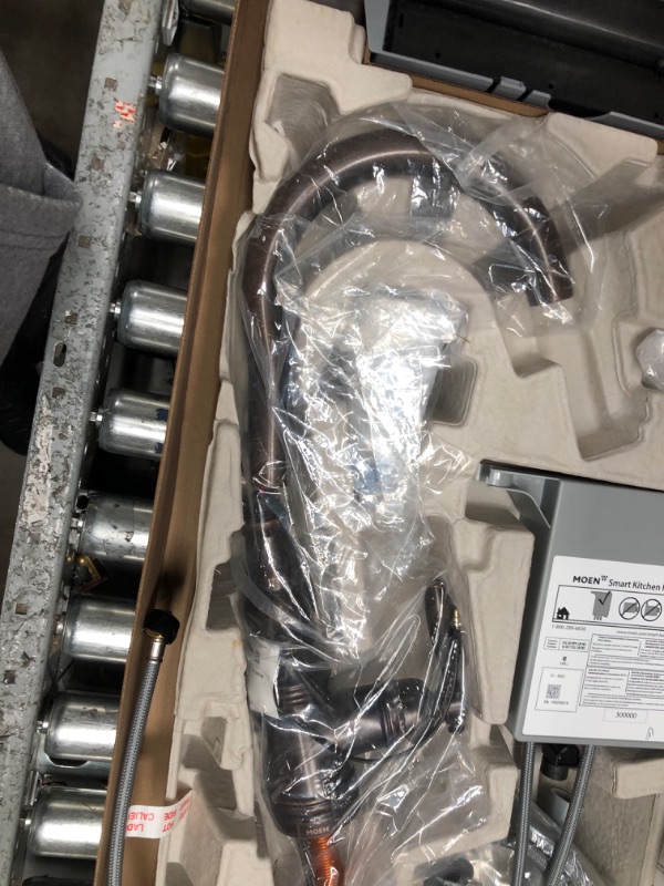 Photo 1 of *SEE NOTES* Moen S73004EVORB Weymouth Smart Touchless Pull Down Sprayer Kitchen Faucet 