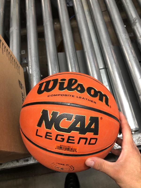 Photo 2 of WILSON NCAA Indoor/Outdoor Basketballs - 29.5", 28.5", 27.5" Orange Size 7 - 29.5" Legend Basketball