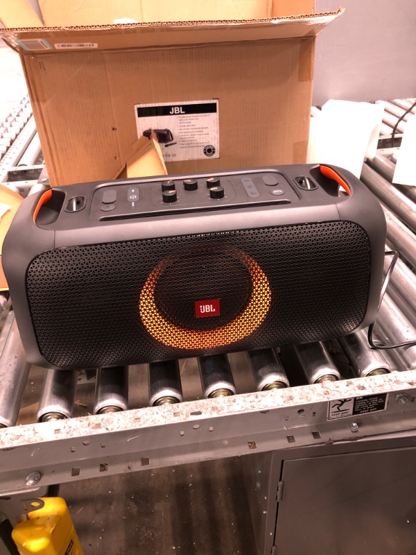 Photo 2 of JBL PartyBox On-The-Go Powerful Portable Bluetooth Party Speaker with Dynamic Light Show