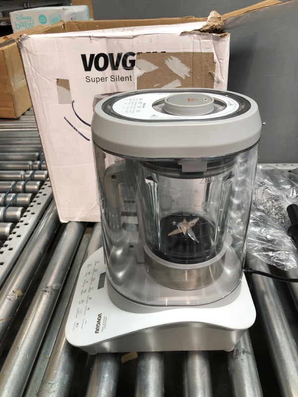 Photo 3 of *DAMAGED* *SEE INFO*  VOVGUU Quiet Blender Commercial Quiet Smoothie Blender 48oz./1.5L Self-Cleaning