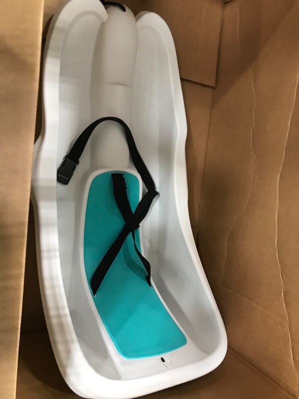 Photo 1 of Gizmo Riders Baby Rider Toddler Sled- Pull Snow Sleigh for Babies and Infants with Tow Strap and 3-Point Safety Harness, Holds 55lbs, Ages 6 Months and Up Ice Blue