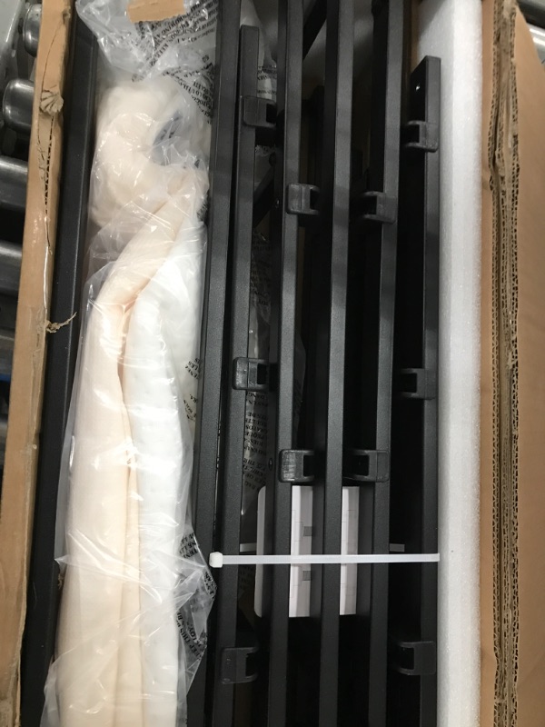 Photo 2 of Amazon Basics Smart Box Spring Bed Base, 7-Inch Mattress Foundation - Twin Size, Tool-Free Easy Assembly Twin 7-Inch Smart Box Spring