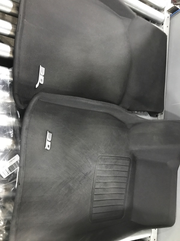 Photo 3 of 3D MAXpider Custom Fit Kagu Floor Mat (Black) for 2015-2019 Tesla Model S - 1ST Row 2ND Row