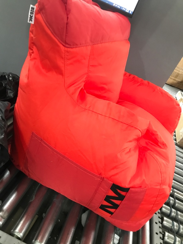 Photo 3 of Big Joe Dorm 2.0 Bean Bag Chair, Two Tone Red Red Dorm Two Tone Bag Chair
