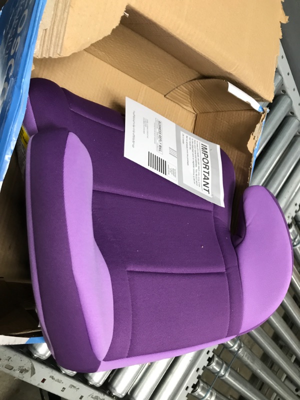 Photo 2 of Cosco Topside Child Safe Belt Positioned Backless Booster Car Seat, Purple Grape