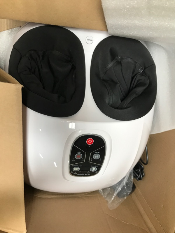 Photo 1 of *parts only* QUINEAR Foot Massager, Shiatsu Foot Massager for Neuropathy Pain Relief and Circulation Deep Tissue Foot Massager Awhite