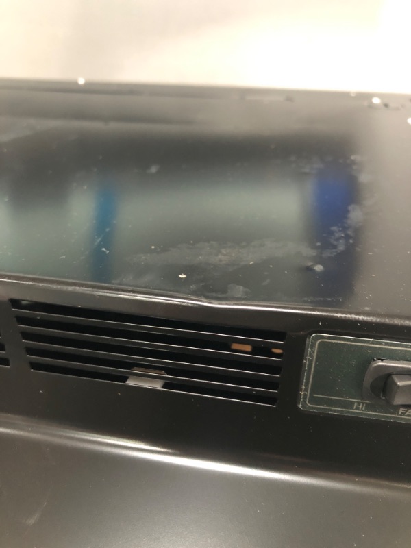 Photo 1 of Used *** Broan-NuTone 413023 Ductless Range Hood Insert with Light, Exhaust Fan for Under Cabinet, 30-Inch, Black & 678 Ventilation Fan and Light Combo for Bathroom and Home, 100 Watts, 50 CFM 30-Inch Black Hood