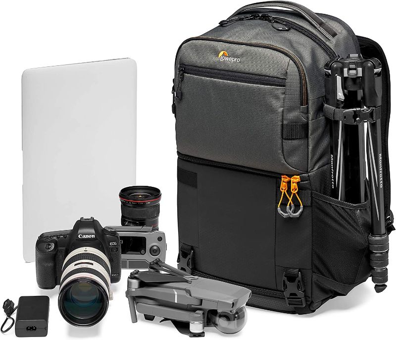 Photo 5 of Lowepro Fastpack PRO BP 250 AW III Mirrorless and DSLR Camera Backpack, QuickDoor Access Camera Bag Insert, 15 inch Laptop Compart- Camera Bag Backpack for...