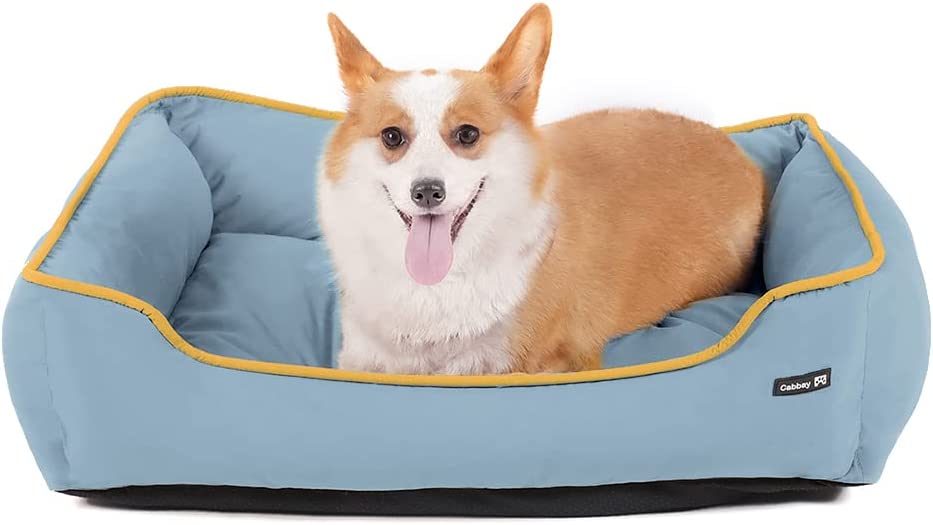 Photo 1 of 
Cabbay Dog Bed for Small/Medium/Large Dog, Cat Bed pad with Machine Washable Removable Covers, Soft Pet Mat for Dog Cage, Square Durable Breathable Pet Bed...