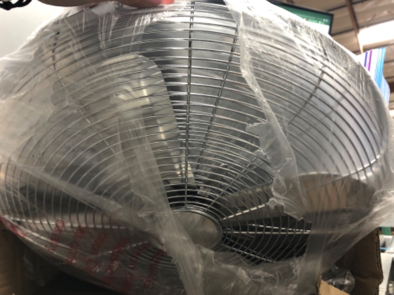 Photo 1 of 16 Inch Stand Fan, Adjustable Heights, Horizontal Ocillation 75°, 3 Settings Speeds, Low Noise, Quality Made Durable Fan, High Velocity, Heavy Duty Metal For Industrial, Commercial, Residential