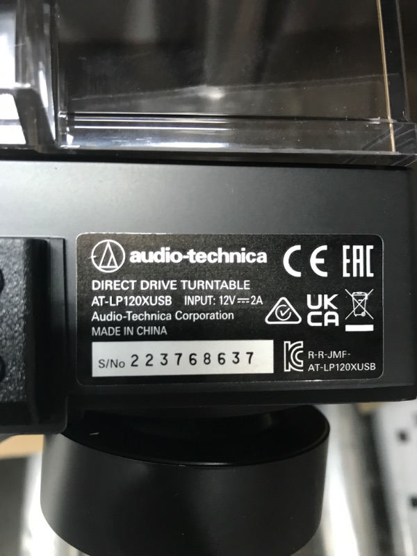 Photo 3 of Audio-Technica AT-LP120XUSB-BK Direct-Drive Turntable (Analog & USB) - PARTS ONLY 