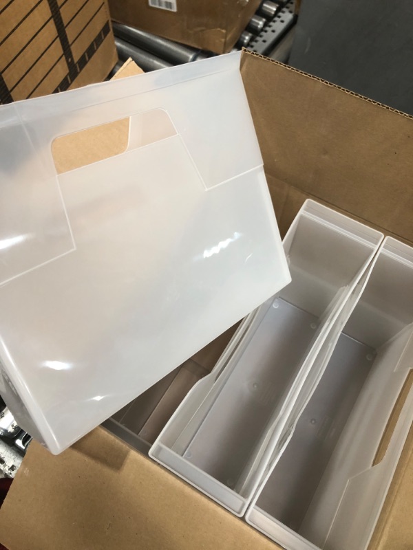 Photo 1 of IRIS USA, Inc. OTFB-S Desktop File Box, Small, Clear
