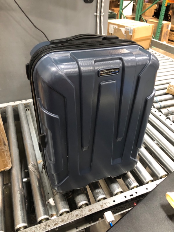 Photo 3 of Samsonite Centric Hardside Expandable Luggage with Spinner Wheels, Blue Slate, Carry-On 20-Inch Carry-On 20-Inch Blue Slate