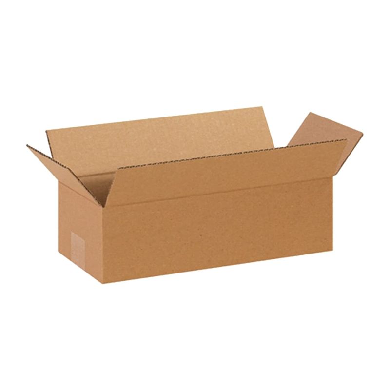 Photo 1 of Box Partners Long Corrugated Boxes 14 X 6 X 4 Kraft 25/Bundle 1464