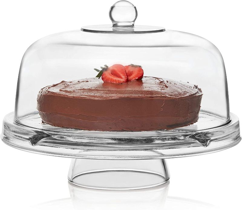 Photo 1 of 
Libbey Selene 6-in-1 Multiuse Glass Server, Punch Bowl, Chip and Dip Bowl, Cake Stand