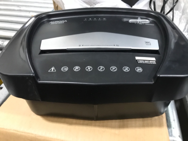 Photo 1 of Aurora AU1210MA Professional Grade High Security 12-Sheet Micro-Cut Paper/ CD and Credit Card/ 60 Minutes Continuous Run Time Shredder