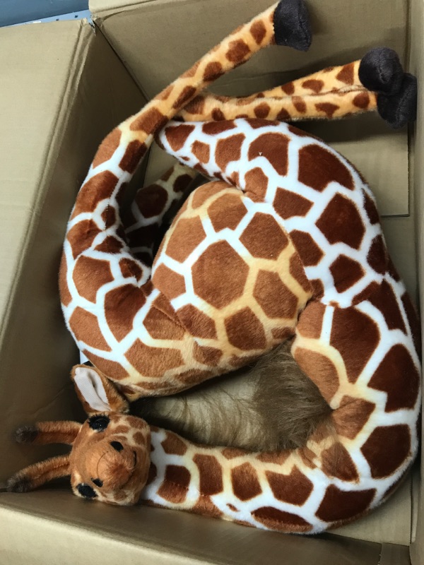 Photo 1 of BRINJOY Giant Giraffe Stuffed Animal Set, 47 Inch Large Plush Giraffe Toy 