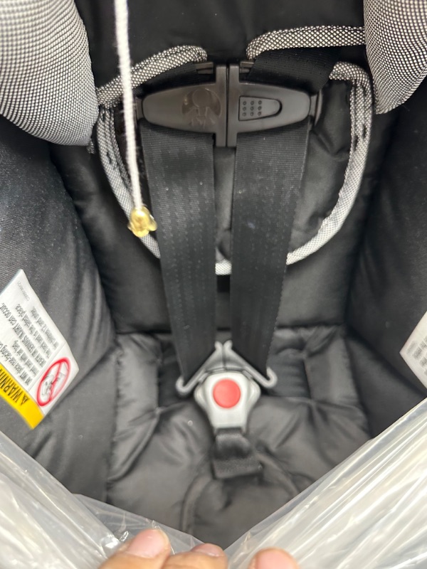 Photo 3 of Baby Trend Expedition Jogger Travel System, Millennium White + Baby Trend EZ Flec Loc 32 Infant Car Seat Base, Black