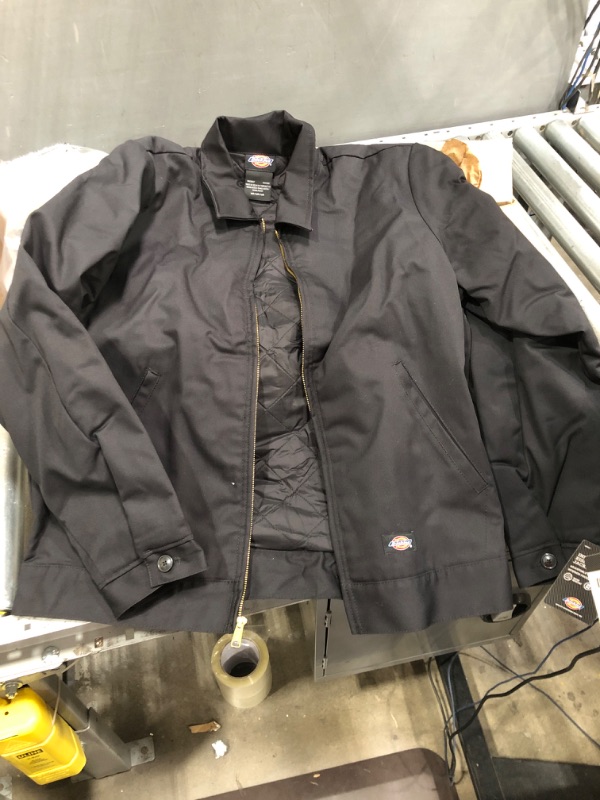 Photo 2 of Dickies Men's Insulated Eisenhower Front-Zip Jacket,Black,Medium/Regular,Black,Medium/Regular