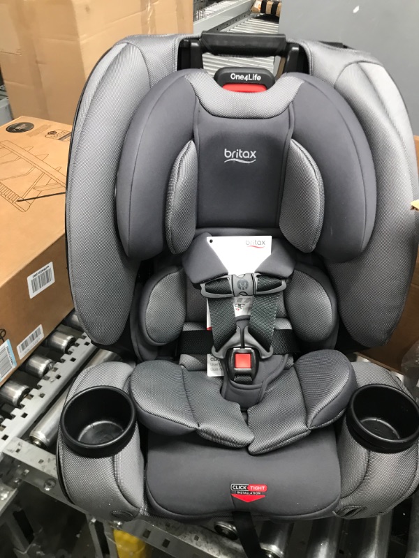 Photo 3 of Britax One4Life ClickTight All-in-One Car Seat – 10 Years of Use – Infant, Convertible, Booster – 5 to 120 pounds - SafeWash Fabric, Drift Drift [New Version]