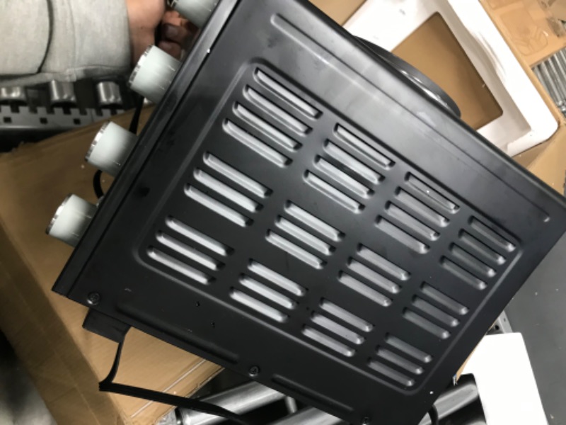 Photo 1 of RAED NOTES **** 30 Quarts Kitchen Convection Oven - 1400 Watt Countertop Turbo, Rotisserie Roaster Cooker with Grill, Griddle Top Rack, Dual Hot Plates, Toaster, Baking Tray, Skewers and Handles - NutriChef PKRTO28