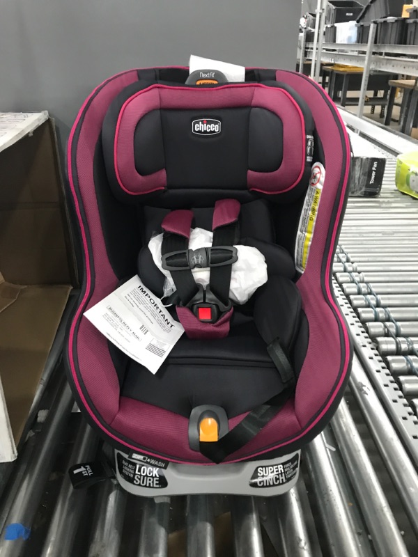 Photo 1 of Chicco NextFit Zip Convertible Car Seat | Rear-Facing Seat for Infants 5-40 lbs. | Forward-Facing Toddler Car Seat 22-65 lbs. | Baby Travel Gear | Vivaci/Pink Vivaci/Pink NextFit Zip