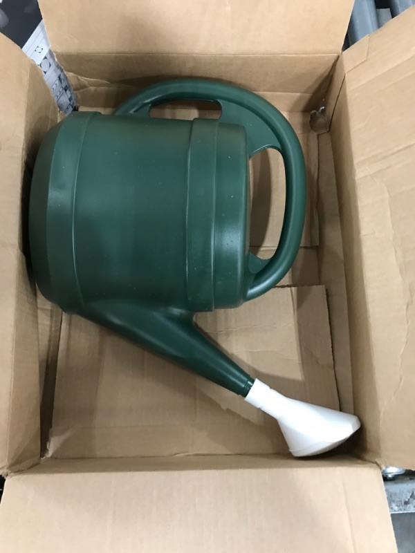 Photo 2 of 2 Gallon Plant Watering Can - Large Plastic Garden Water Pot for Indoor Outdoor Plants Flowers by The HC Companies Green