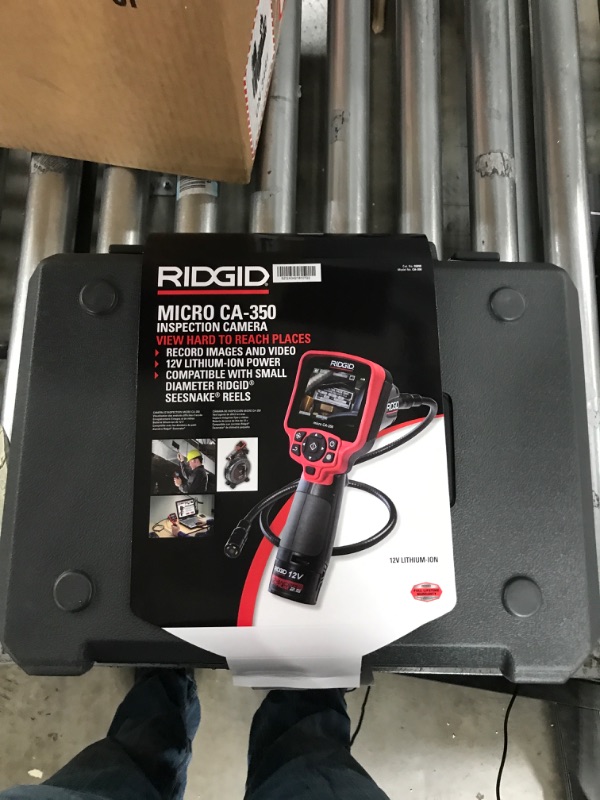 Photo 4 of RIDGID 40798 SeeSnake MicroReel Video Inspection System with CA-350 Plumbing Snake Camera Monitor