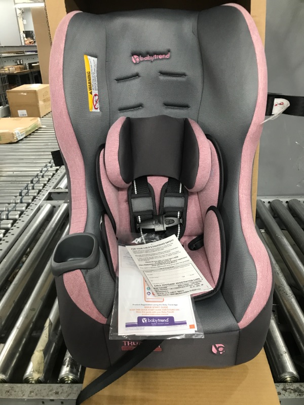 Photo 2 of Baby Trend Trooper 3-in-1 Convertible Car Seat, Cassis Pink