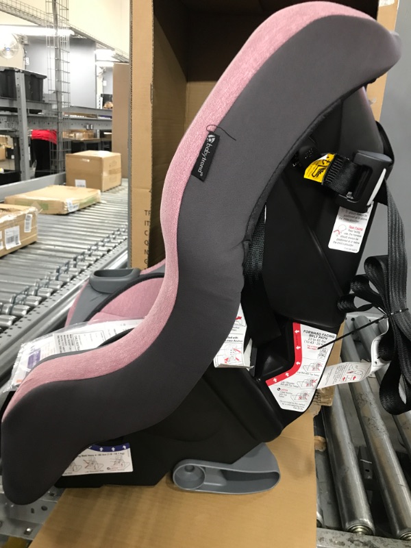 Photo 3 of Baby Trend Trooper 3-in-1 Convertible Car Seat, Cassis Pink