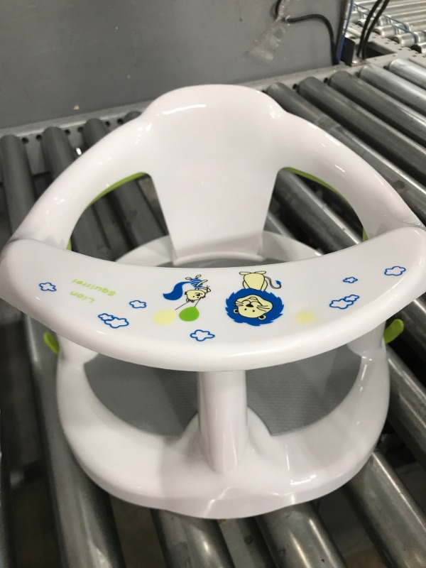 Photo 2 of 
CAM2 Baby Bath Seat, Non-Slip Infants Bath tub Chair with Suction Cups for Stability, Newborn Gift, 6-18 Months (White)