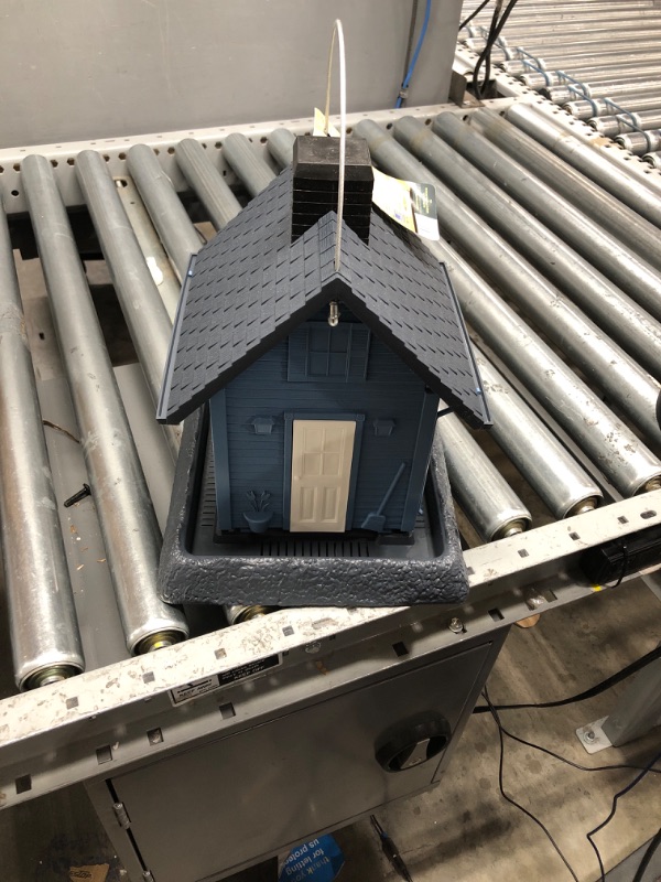 Photo 1 of North States Village Collection Blue Cottage Birdfeeder: Easy Fill and Clean. Large, 5 pound Seed Capacity (9.5 x 10.25 x 11, Blue) & Wagner's 62067 Deluxe Treat Blend Wild Bird Food, Original Version Birdfeeder + Wild Bird Food Blue 9.5 x 10.25 x 13.25