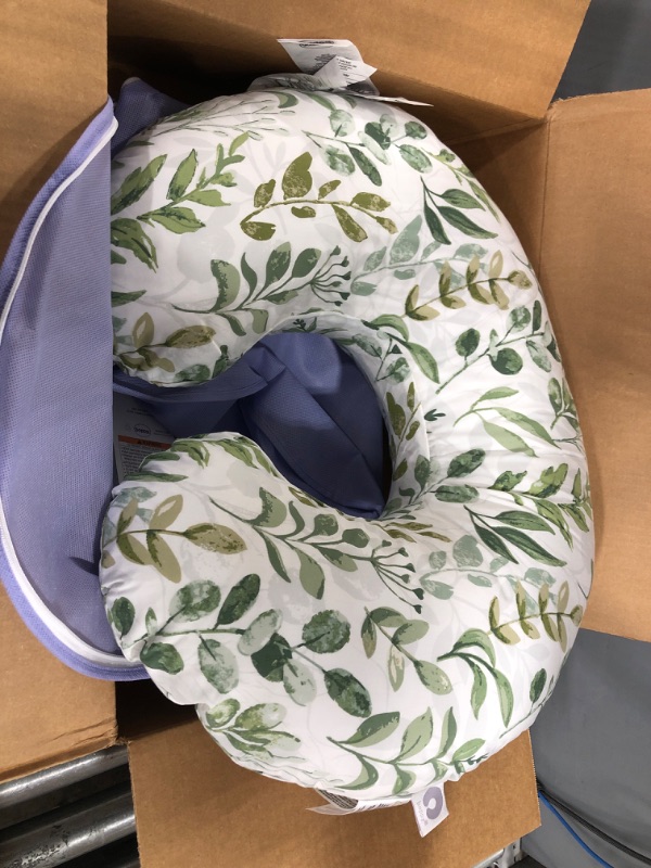 Photo 2 of Boppy Nursing Pillow and Positioner—Original | Green Foliage | Breastfeeding, Bottle Feeding, Baby Support | with Removable Cotton Blend Cover