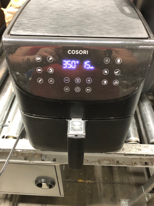 Photo 2 of *** TESTED - POWERS ON *** COSORI Air Fryer 5.8QT Pro Gen Smart 11-in-1 Toaster Oven , 100 Recipes Cookbook, 200+ Online Recipes , APP and Touch Screen Control, Works with Alexa & Google Assistant, Dishwasher-Safe Square Basket