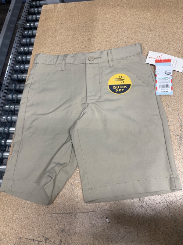 Photo 2 of Boys' Uniform Chino Shorts - Cat & Jack™ Khaki Size 8

