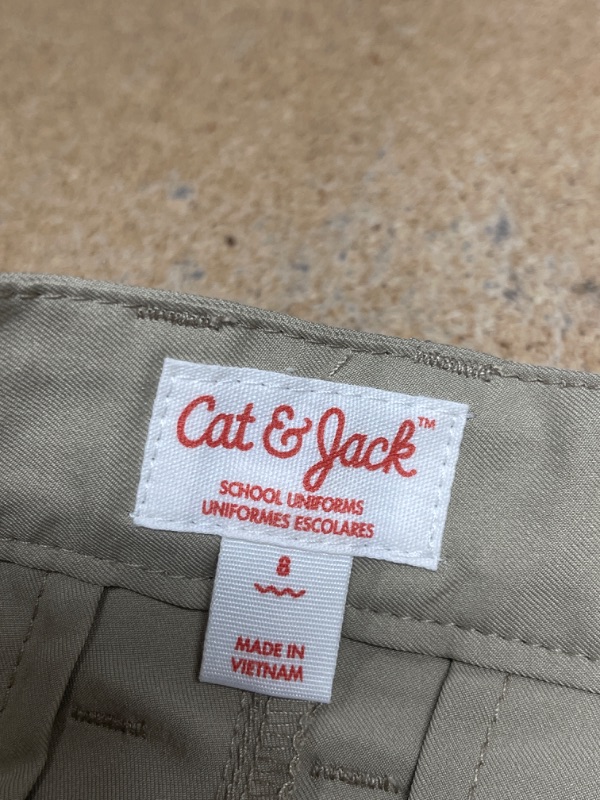 Photo 4 of Boys' Uniform Chino Shorts - Cat & Jack™ Khaki Size 8

