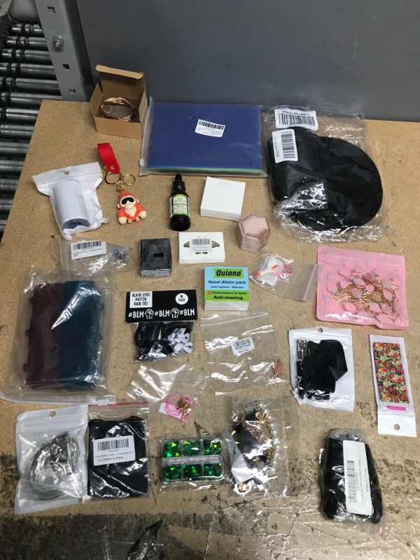 Photo 1 of 25 Items Random Beauty Bundle - Jewelry, Stickers, etc.. 