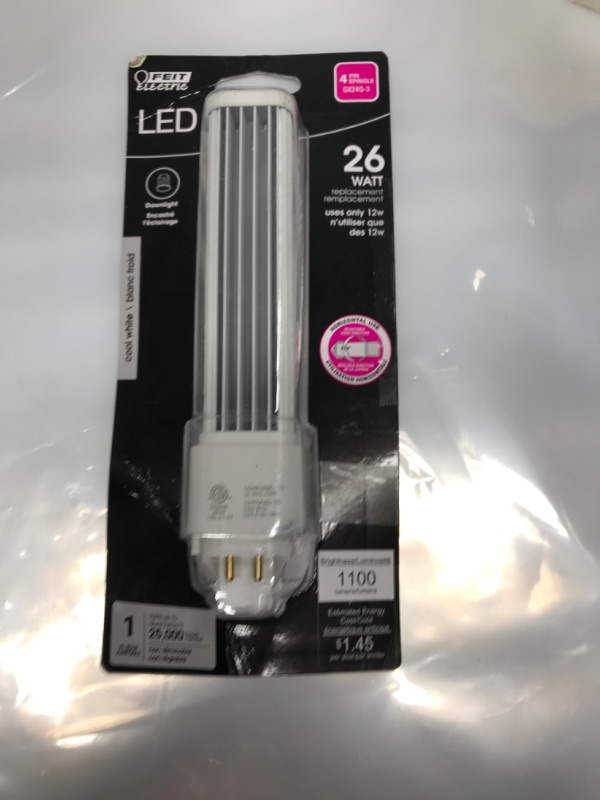 Photo 2 of 26W HORIZONTAL PL LED by Feit Electric MfrPartNo PL26E/H/841/LED