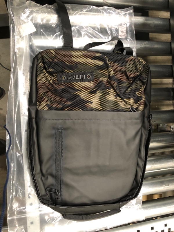 Photo 1 of 14 Inch Laptop Backpack for Men, Laptop Bag, Camouflage Stitching Oxford Spinning Waterproof Material, Built in Computer Mezzanine and Inner Mesh Pocket (Camouflage)