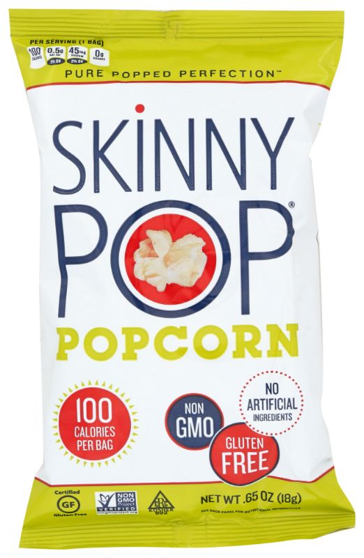 Photo 1 of 30-COUNT
EXPIRED 5-3-2023
Skinnypop Popcorn 100 Calorie Popcorn Bags .65 Oz
