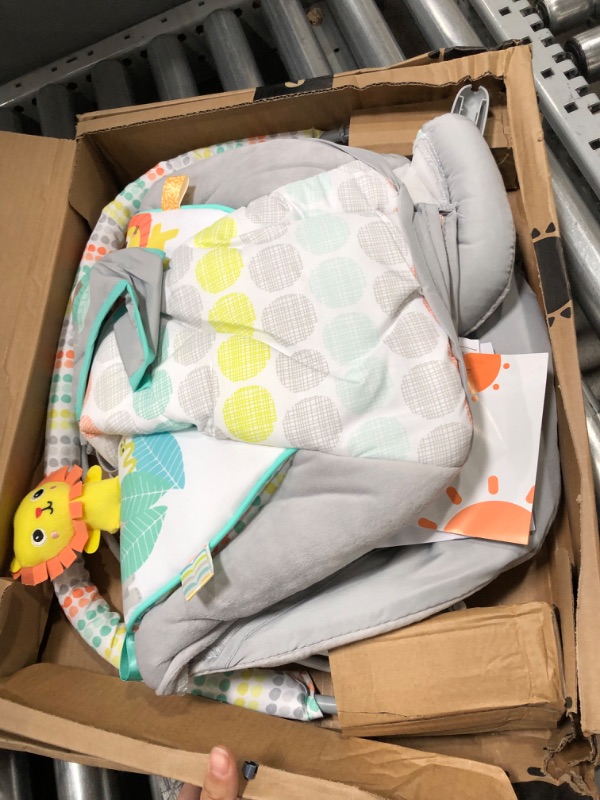 Photo 1 of Bright Starts Whimsical Wild Comfy Baby Bouncer Seat with Soothing Vibration and Music