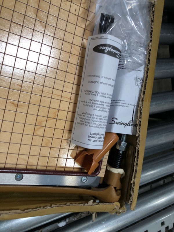 Photo 1 of Swingline Paper Trimmer, Guillotine Paper Cutter, 12" Cut Length, 15 Sheet Capacity, ClassicCut Ingento (1132)
