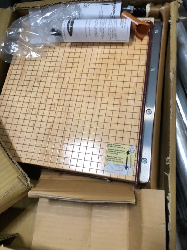 Photo 1 of Swingline Paper Trimmer, Guillotine Paper Cutter, 12" Cut Length, 15 Sheet Capacity, ClassicCut Ingento (1132)