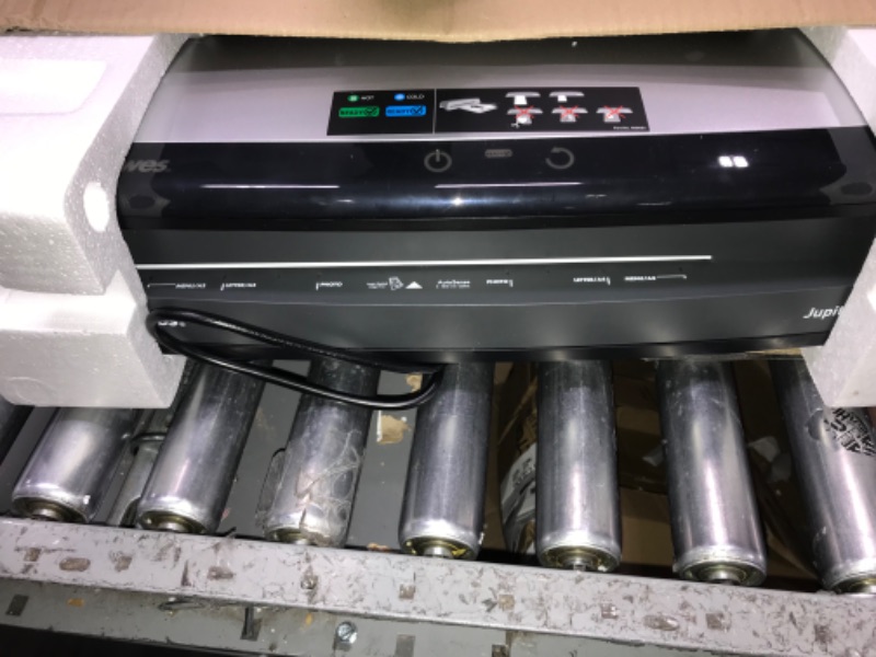 Photo 1 of Fellowes Jupiter 2 125 Laminator with Pouch Starter Kit - Black/Silver