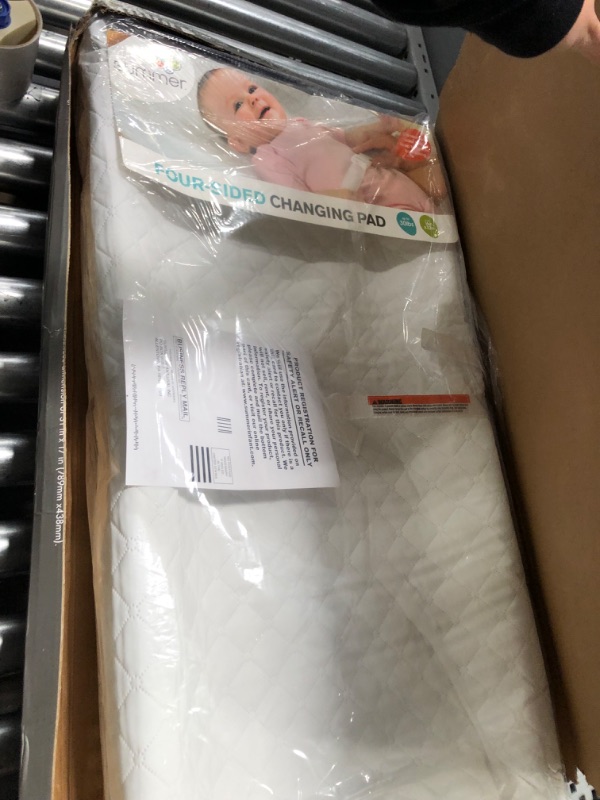 Photo 3 of Baby Changing Pad, Waterproof & Non-Slip, Includes Washable Cover, Safety Strap for Standard Dresser, Changing Table, Bed, Sofa