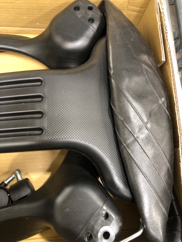 Photo 3 of Gaiam Classic Balance Ball Chair – Exercise Stability Yoga Ball Premium Ergonomic Chair for Home and Office Desk with Air Pump, Exercise Guide and Satisfaction Guarantee Black