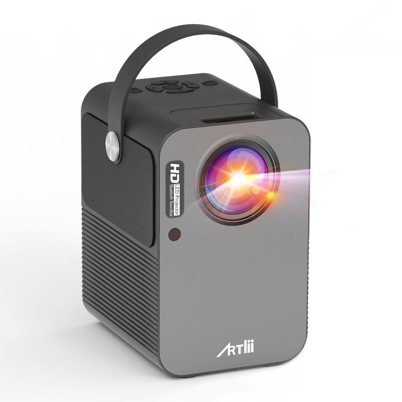 Photo 1 of *PARTS ONLY, SEE NOTES* Smart Projector, Artlii Play Portable WiFi Bluetooth Projector HiFi Dolby Stereo
